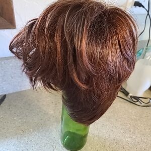 ENVY Womens WIG Size Small Shaggy later all burned with red highlights